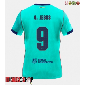 Barcelona Gabriel Jesus #9 Terza Maglia 2026-27 Manica Corta Barcelona Gabriel Jesus #9 Terza Maglia 2026-27 Manica Corta